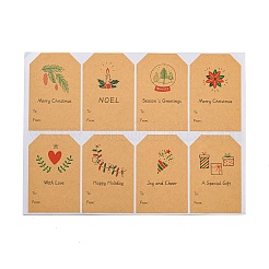 Christmas Theme Paper Stickers&nbsp;STIC-P013-05A