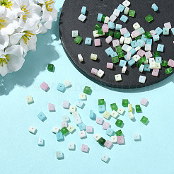 150Pcs 5 Colors Handmade Lampwork Beads&nbsp;LAMP-YW0004-36