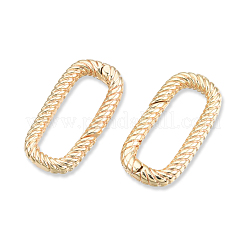 Brass Spring Gate Rings&nbsp;KK-N232-471LG