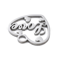 304 Stainless Steel Pendants&nbsp;STAS-I327-13P