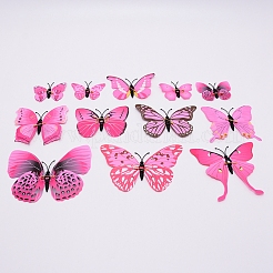 PVC Butterfly Wall Decorations&nbsp;DIY-WH0221-35B