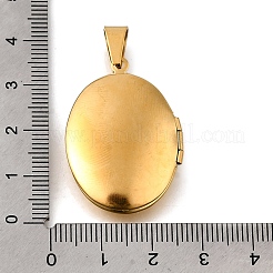 316 Stainless Steel Locket Pendants&nbsp;X-STAS-C123-01B-G