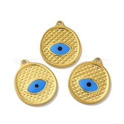 Ion Plating(IP) 304 Stainless Steel Enamel Pendants&nbsp;STAS-Q001-27G