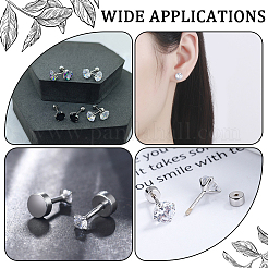 50Pcs 304 Stainless Steel Ear Nuts&nbsp;STAS-BBC0003-33P