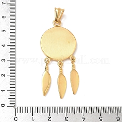 304 Stainless Steel Pendants&nbsp;STAS-D207-20G