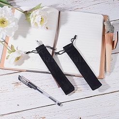 Rectangle Velvet Pouches&nbsp;X-TP-WH0005-01
