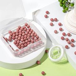 100Pcs 8mm Grade AAA Natural Rhodochrosite Round Beads&nbsp;DIY-LS0002-65