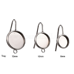 Tarnish Resistant 24Pcs 3 Size 304 Stainless Steel Dangle Earrings&nbsp;STAS-LS0001-03P