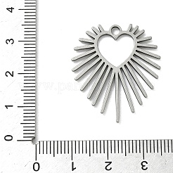 304 Stainless Steel Pendants&nbsp;STAS-P422-06P