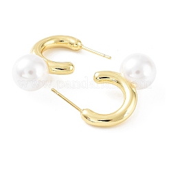 Rack Plating Brass Stud Earrings for Women&nbsp;KK-Z038-15G