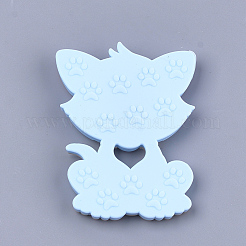 Food Grade Eco-Friendly Silicone Kitten Cabochons&nbsp;SIL-T052-08D