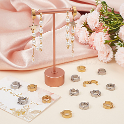 16Pcs 2 Colors 304 Stainless Steel Ear Cuff Findings&nbsp;STAS-BBC0003-23
