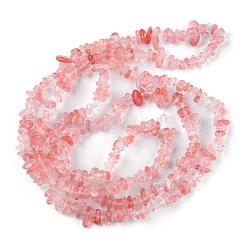 Cherry Quartz Glass Beads Strands&nbsp;G-G0003-B01