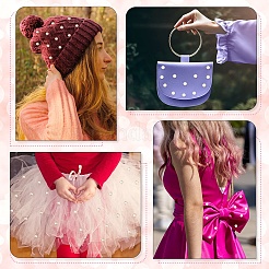 Sew on Acrylic Imitation Pearl&nbsp;SACR-GF0001-03A
