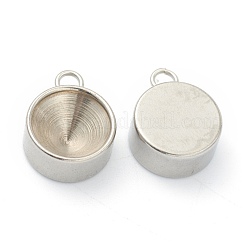 Tarnish Resistant 202 Stainless Steel Pendant Rhinestone Settings&nbsp;STAS-F266-21G-P