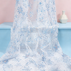 2 Yards Organza & Sequins Cloth Fabric&nbsp;DIY-NB0016-06