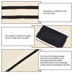 Polyester Braided Lace Trim&nbsp;OCOR-WH0060-45B