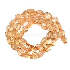 Natural Citrine Beads Strands&nbsp;G-C257-01