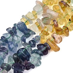 Natural Fluorite & Amethyst & Citrine(Heated) Beads Strands&nbsp;G-N371-02A-01