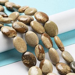 Natural Picture Jasper Beads Strands&nbsp;G-L164-A-28