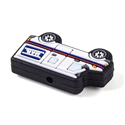 Food Grade Eco-Friendly Cartoon Vehicle Silicone Focal Beads&nbsp;SIL-K005-05A