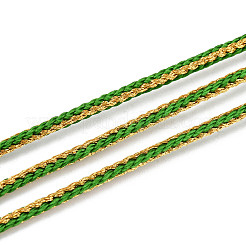 11M Polycotton Metallic Braided Cord&nbsp;OCOR-N008-01C