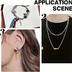 20Pcs 4 Styles 304 Stainless Steel Beads&nbsp;STAS-YW0003-34