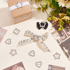 AHADEMAKER 60Pcs 3 Style Alloy Crystal Rhinestone Shoe Decoration&nbsp;FIND-GA0002-81