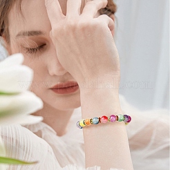 240Pcs 12 Colors Brass Grade A Rhinestone Spacer Beads&nbsp;KK-YW0002-34G