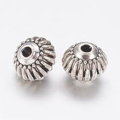 Tibetan Style Alloy Lantern Beads&nbsp;X-TIBEB-M008-06AS