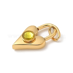 Ion Plating(IP) 304 Stainless Steel with Rhinestone Pendants&nbsp;STAS-G351-10G-11