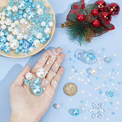 Winter Theme Imitation Pearl Vase Fillers&nbsp;DIY-BC0009-95