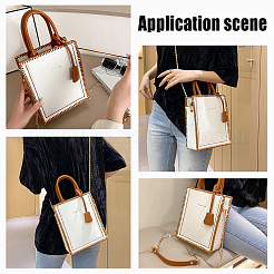 DIY Rectangle PU Leather Knitting Crochet Bags&nbsp;DIY-WH0196-48B