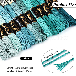 Polyester Embroidery Threads&nbsp;OCOR-WH20074-13B-01B