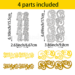 Carbon Steel Cutting Dies Stencils&nbsp;DIY-WH0309-1560