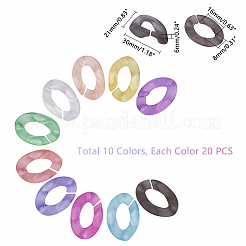 Transparent Acrylic Linking Rings&nbsp;OACR-PH0001-39