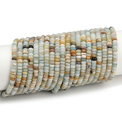 Natural Flower Amazonite Beads Strands&nbsp;X-G-H292-A21-01