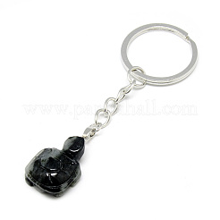 Synthetic & Natural Gemstone Keychain&nbsp;KEYC-S253-05