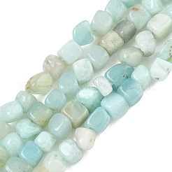 Natural Flower Amazonite Beads Strands&nbsp;GG-CBA9392-14