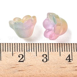 Transparent Glass Beads Caps&nbsp;GLAA-B028-01H