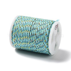 4-Ply Polycotton Cord with Metallic Thread&nbsp;OCOR-Z003-D112
