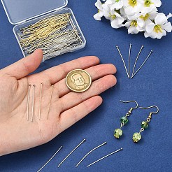 60Pcs 2Colors 304 Stainless Steel Ball Head for Craft Jewelry Making&nbsp;STAS-YW0011-27