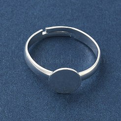 Adjustable Brass Pad Ring Settings&nbsp;KK-K414-10C-S