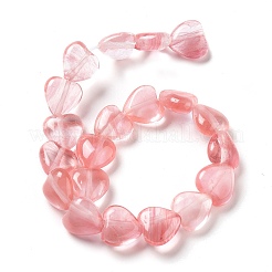 Cherry Quartz Glass Beads Strands&nbsp;G-P528-C01-01