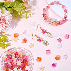 140Pcs 7 Styles Glass Bead Caps&nbsp;GLAA-SC0002-83