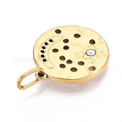 304 Stainless Steel Pendants&nbsp;STAS-R159-52G-01