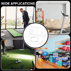 2Pcs Acrylic Wall Mounted Golf Ball Display Holder&nbsp;ODIS-WH0025-309-1