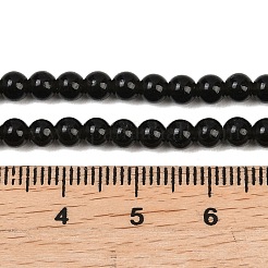 Natural Obsidian Round Beads Strands&nbsp;G-E329-4mm-37