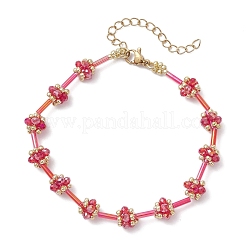 2Pcs 2 Colors Glass Seed Beaded Bracelets for Women&nbsp;BJEW-MZ00216