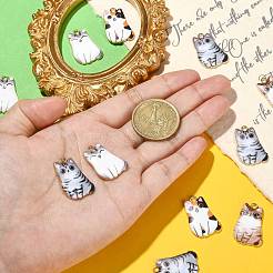 30Pcs 5 Styles Alloy Enamel Pendants&nbsp;ENAM-CJ0004-47